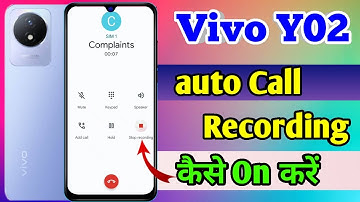 how to auto call recording vivo y02 | vivo y02 me auto call recording kaise kare