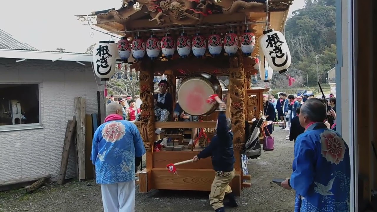 2026年2月28日根岸屋台修繕完了祭 平群囃子