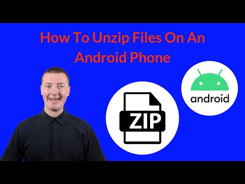 Video: How To Unzip A Zip Archive On Your Phone