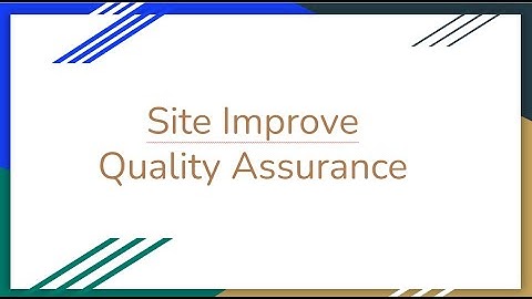 SiteImprove Quality Assurance
