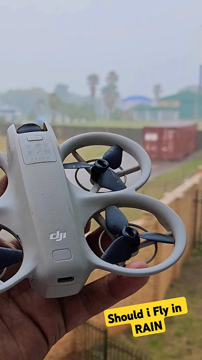 We Tried Flying a Drone  Dji Neo in the Rain
