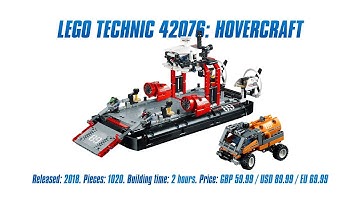 LEGO Technic 42076: Hovercraft In-depth Review & Speed Build [4K]