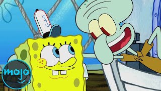 Top 10 Times Squidward Was Actually Nice to SpongeBob