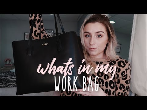 WHATS IN MY WORK BAG | LEGAL INTERN - YouTube