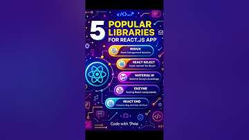 🔥 Top 5 React.js Libraries Every Developer Must Know | Boost Your App Performance 🚀 #reactjs