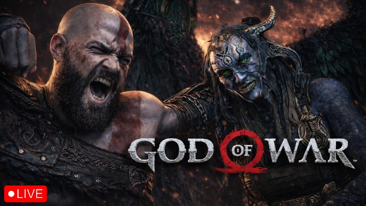 🔴LIVE - TYKY - God of War (2018) – FIRST TIME PLAYING on 