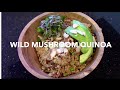 Wild mushroom quinoa