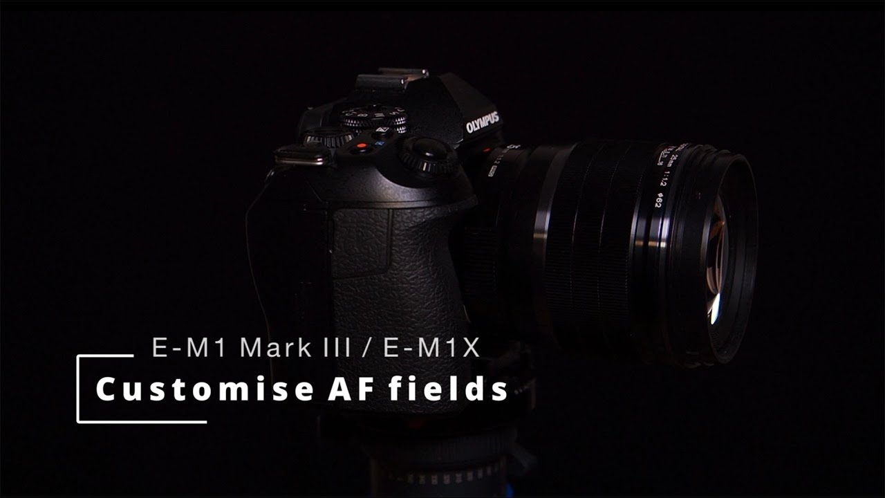 Customise AF fields (E-M1X / E-M1 Mark III) - YouTube