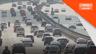 Trafik pulang ke Kuala Lumpur meningkat dan semakin sesak