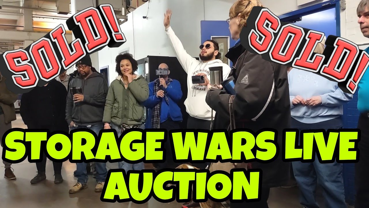 LIVE Storage Wars Auction With 2ndCentsIncAuctionsCleveland As Auctioneer YouTube