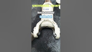 How to Replacement carden shaft universal joint