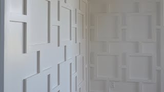 Modern Wainscoting: A Pattern of Squares.