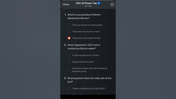 CEX io Quiz Answers Today_The Most Mysterious Bitcoin Wallets - Who Owns Them _12 March 2025  #quiz