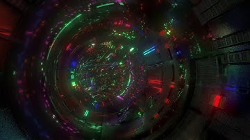 VJ Loop: SwirlyCircuitTube Bits
