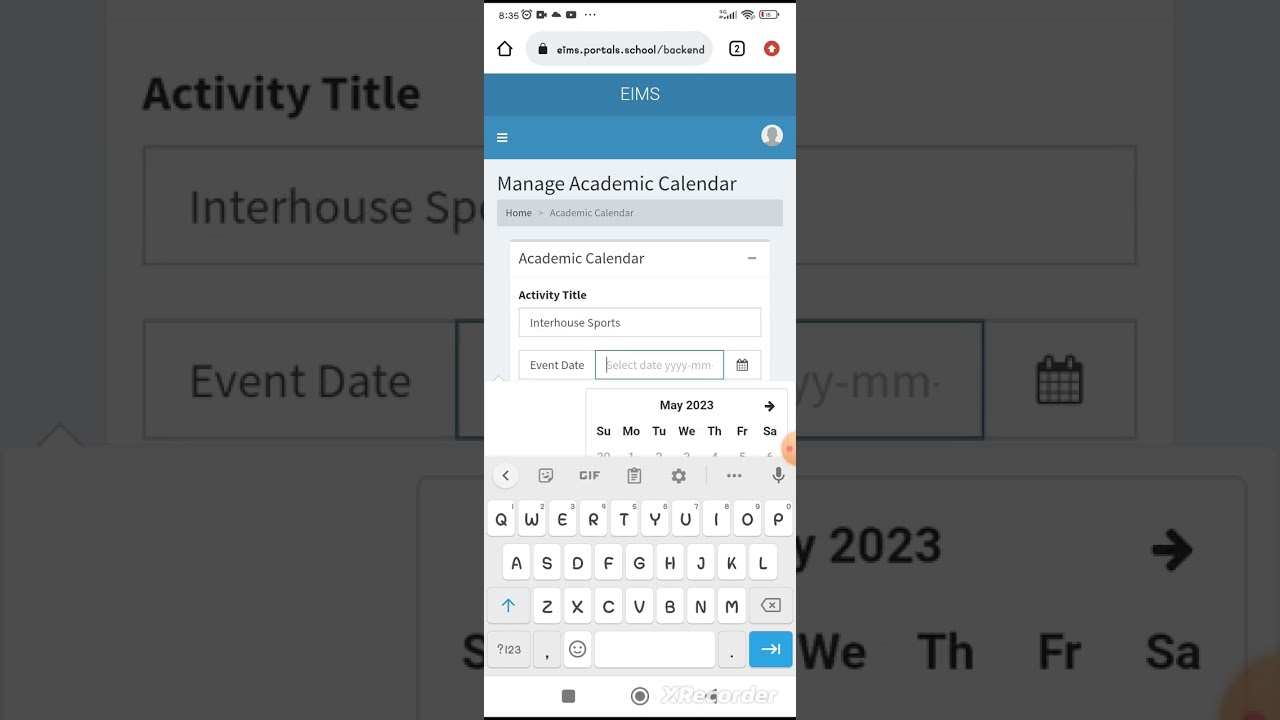 Using the School Management Software (aka School Portal) as a School Admin - Mobile Phone view