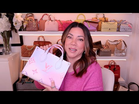 LV ON THE GO TOTE, PASTEL RAINBOW MERMAID