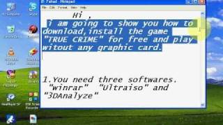 How To Install True Crime Game