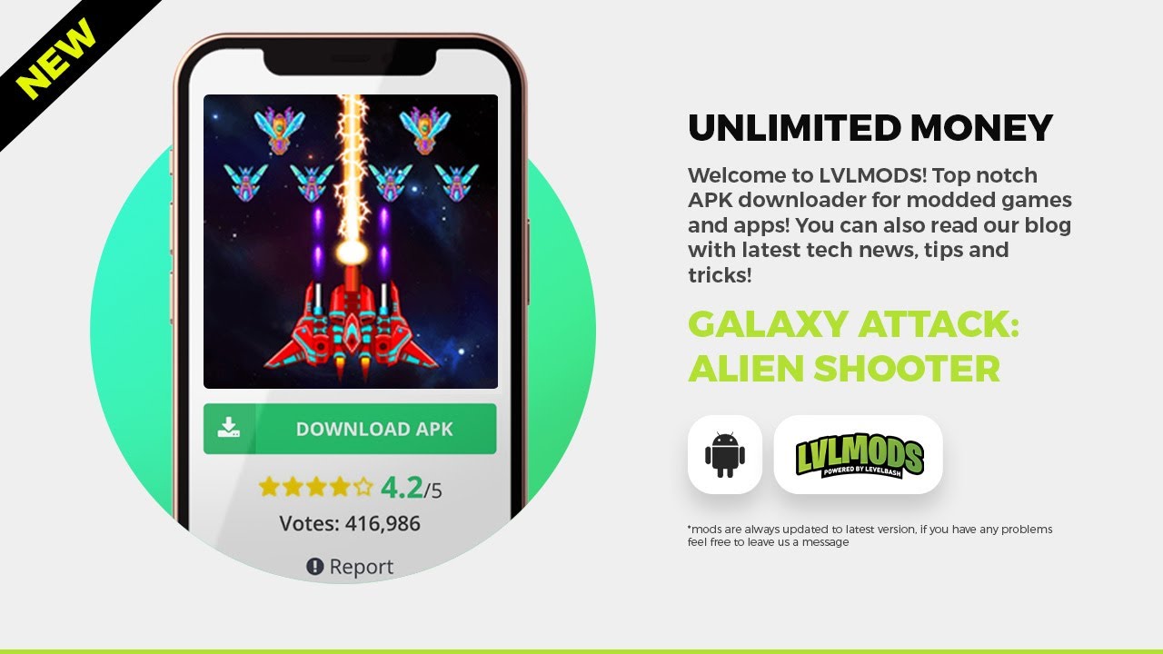 Galaxy Attack Alien Shooter Mod APK *Unlimited Money* YouTube