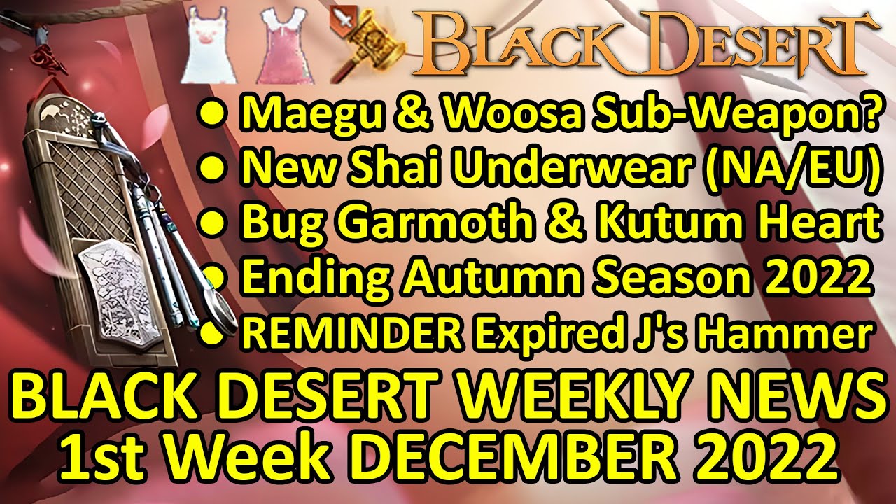 Maegu Woosa Sub weapon New Shai Underwear Bug Garmoth Kutum Heart Maegu Woosa Sub Weapon New Shai Underwear Bug Garmoth Kutum Heart