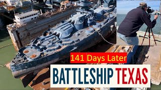 The Historic Battleship Texas USS Texas A documentary Style Video About its Gulf Copper Dry Dock