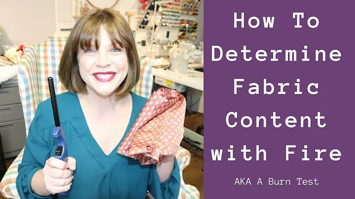 How to Determine Fabric Content with Fire: AKA Burn Test - DayDayNews