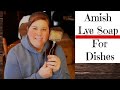 Sarah's Amish Lye Bar Dish Soap  Recipe and Instruction