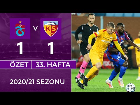 ÖZET: Trabzonspor 1-1 HK Kayserispor | 33. Hafta - 2020/21