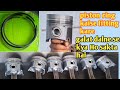 engine 6 cylinder ring and piston   fitting 🙏 ring piston information HINO engine Ashok Leyland 🙏