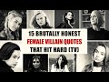 15 Brutally Honest Female Villain Quotes That Hit Hard (TV)