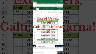 Stop Doing This in Excel! ❌ Auto Reset Serial Number Trick #excel #reels #shorts #exceltricks