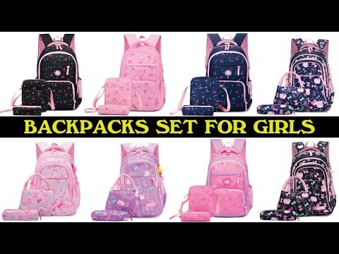 Waterproof  Backpacks Set School Bags For