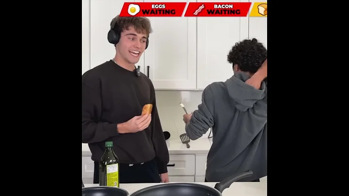 Shady PRANKS Cash while doing a cooking challenge #cashandnico