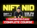 Nift entrance exam preparation  in hindi with youtube live class