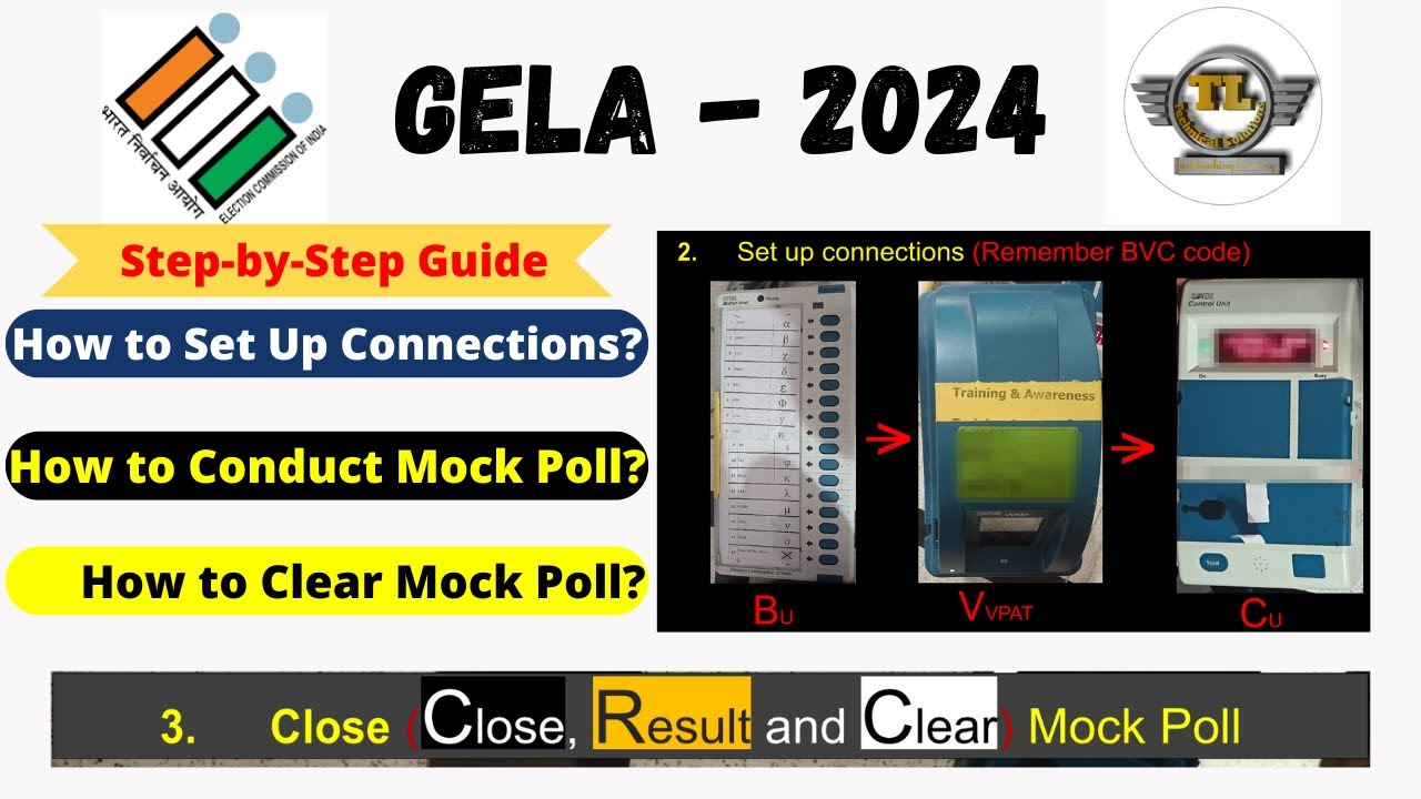 Complete Guide: Conducting a Mock Poll – Setup Connections, Close, Result and Clear Mock Poll
