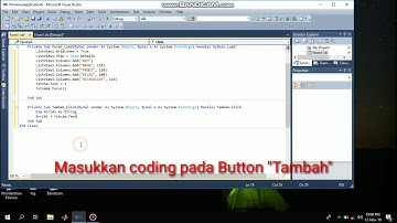 Tutorial Program Array Satu Dimensi (Visual Studio 2010)