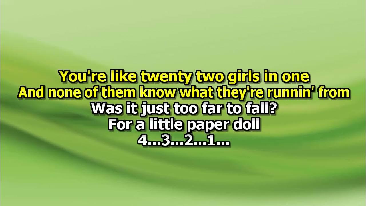 John Mayer - Paper Doll (Karaokê) John Mayer - Paper Doll (Karaokê)
