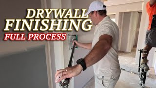 Drywall Finishing Crew's Full Process Taping & Setting a House by Maxkil 2,725 views 1 month ago 10 minutes, 4 seconds