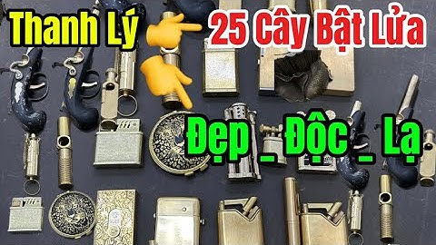 Bật lửa độc lạ _ Bật lửa lửa xăng đá _ Bật lửa cổ . #đồcổcầnthơ #batluadocla #đồcổ 