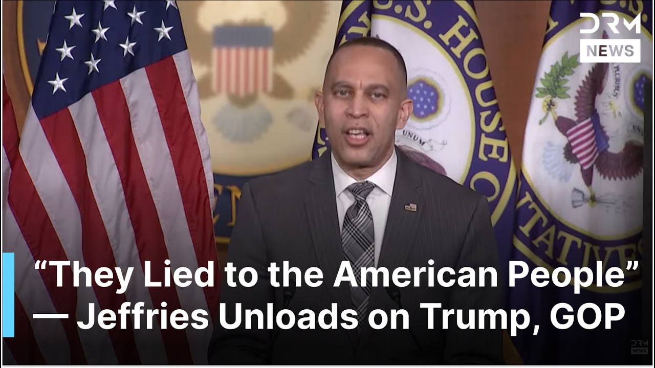 JUST IN: Hakeem Jeffries Slams Trump, GOP Over Healthcare Cuts, ICE Funding, Rising Costs | AC1G