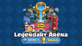 Hitting 9000 Trophies with Mortar Miner Poison