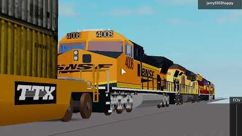 BNSF Intermodal Train at RS