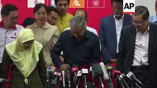 Malaysian PM on police raid at Najib's house, Palestinian issue