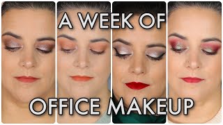 OFFICE MAKEUP | what I wore to work this week