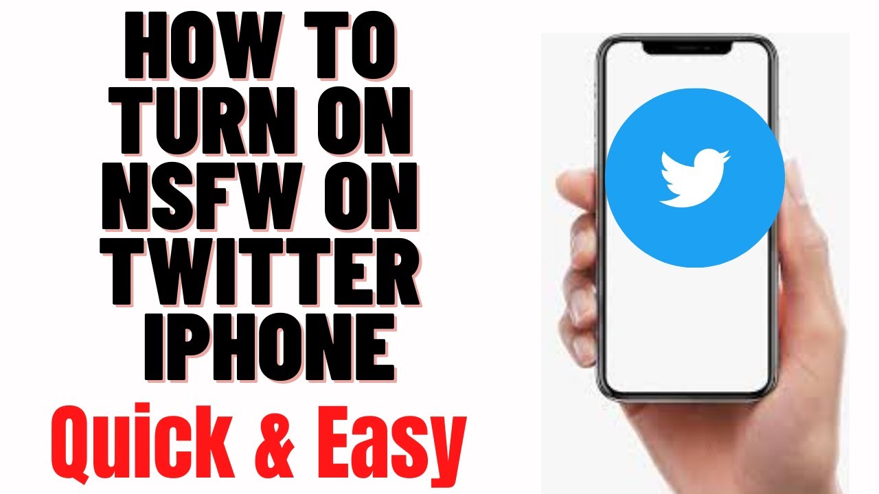 how to turn on nsfw on twitter iphone 2024 - YouTube