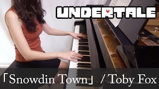 Video thumbnail of "Undertale Snowdin Town アンダーテール Toby Fox [ピアノ]"