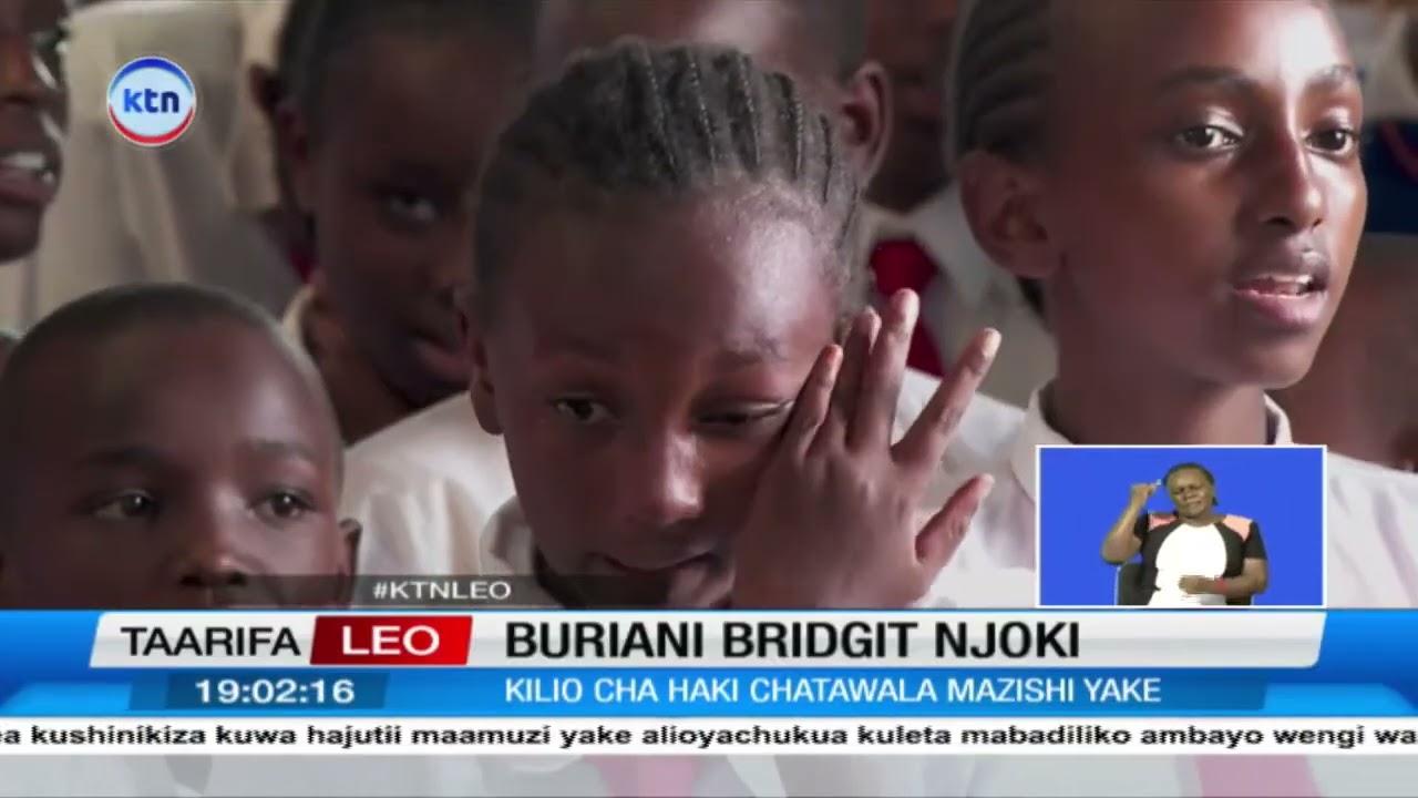 Bridget Njoki, 12,  azikwa Ndumberi, Kiambu, simanzi yatanda kwenye ibada ya mazishi yake