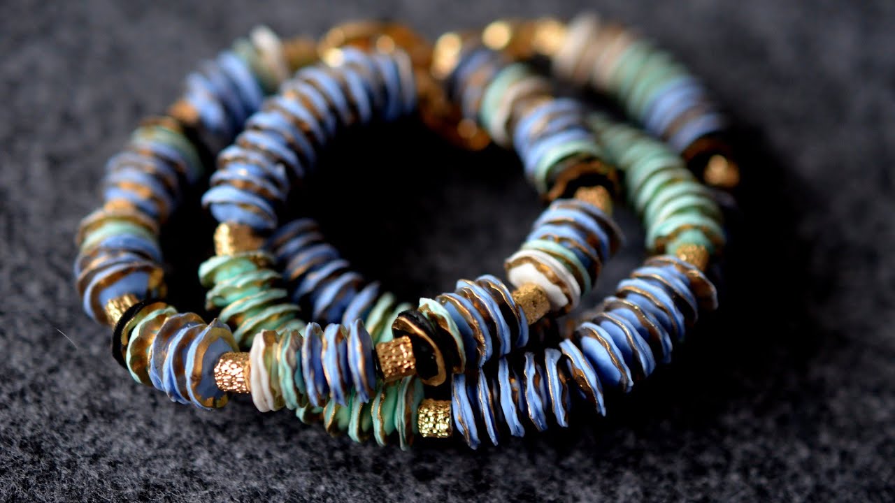 Весенний браслет: простой мастер-класс из полимерной глины для начинающих