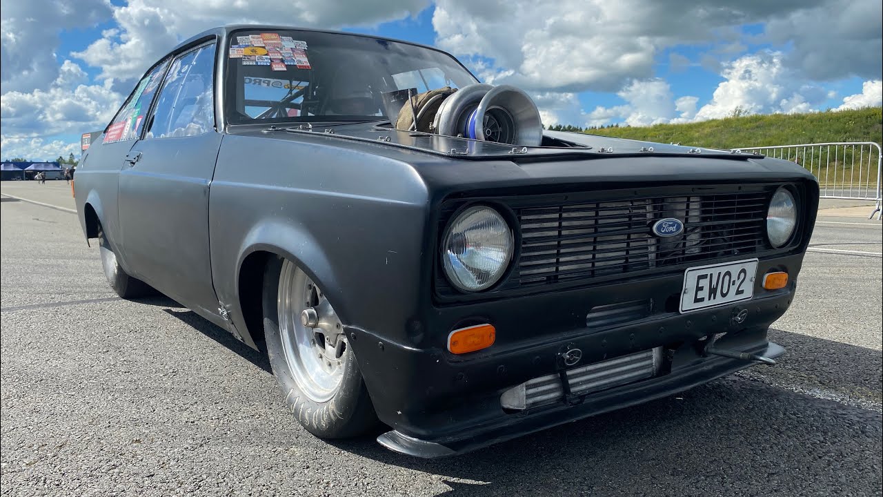 Kuitunen EWO-2 Ford Escort mk2  FHRA Test & Tune Kauhava 2024