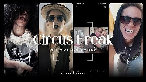Circus Freak Official Music Video🎪🎩#senhorjrosa #circusclown #circusfreak #southafrica #newrockstars