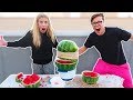 EXPLODING WATERMELON CHALLENGE (DAY 219) DIY